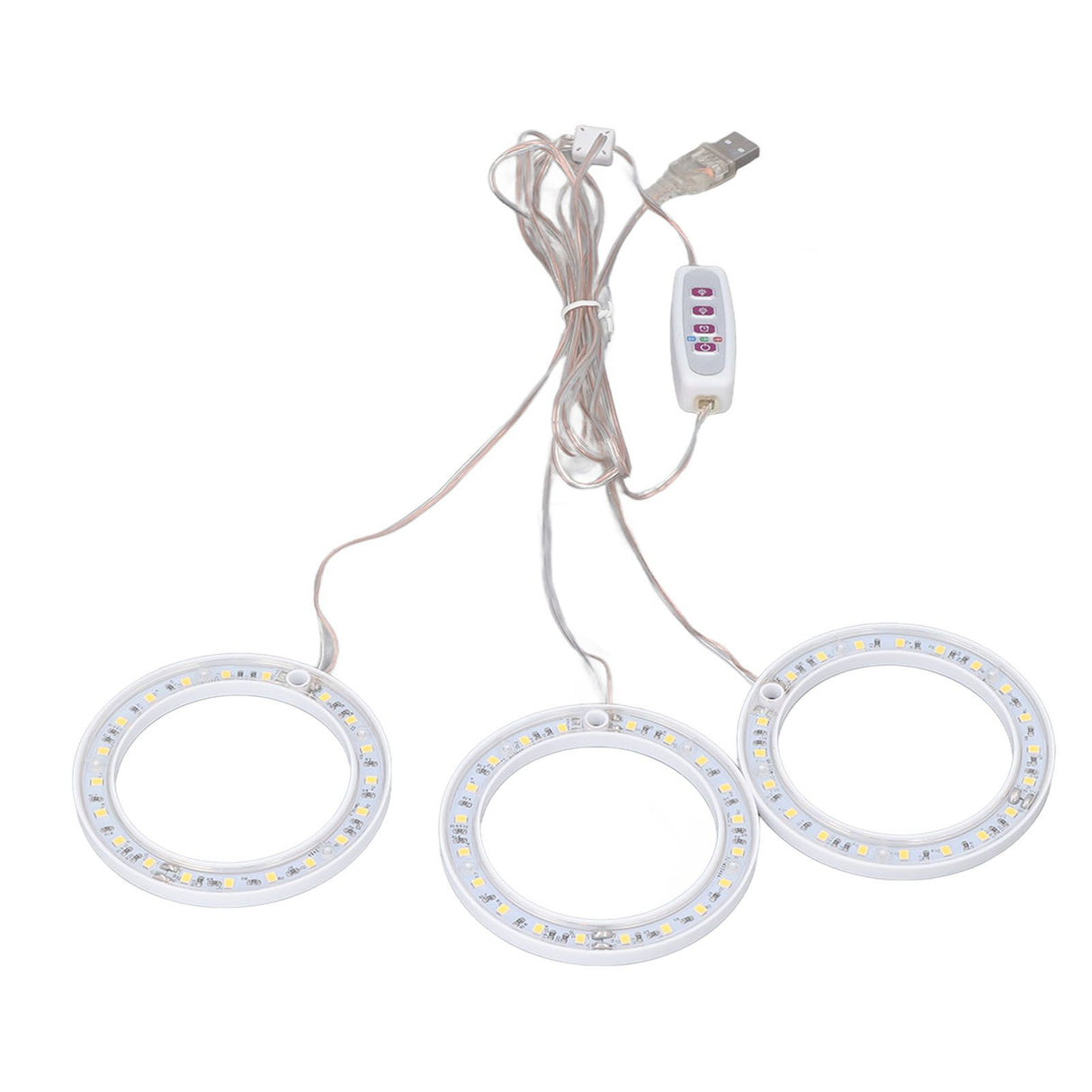 LED Plant Grow Lights Full Spectrum USB Growing Light Timing 5 Level Dimming for Indoor Plant Growing Natural Light