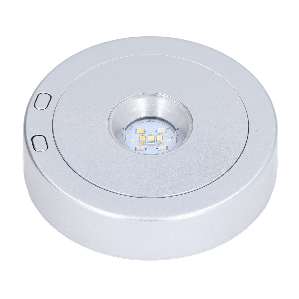 LED Display Base USB RGB Colorful Light Rotating Crystal Display Base Stand for Bottle Jewellery Handicraft