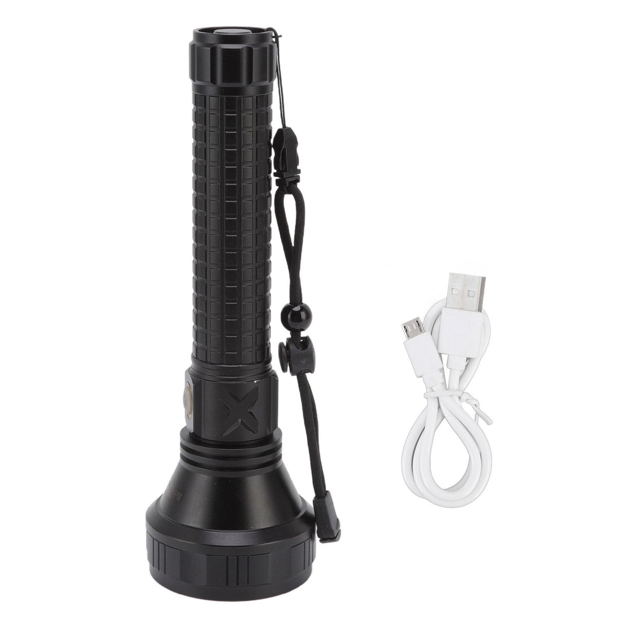 SST40 Powerful Flashlight Three Light Modes Long Range Torch Emergency Flashlight for Outdoor Adventure Camping Hiking