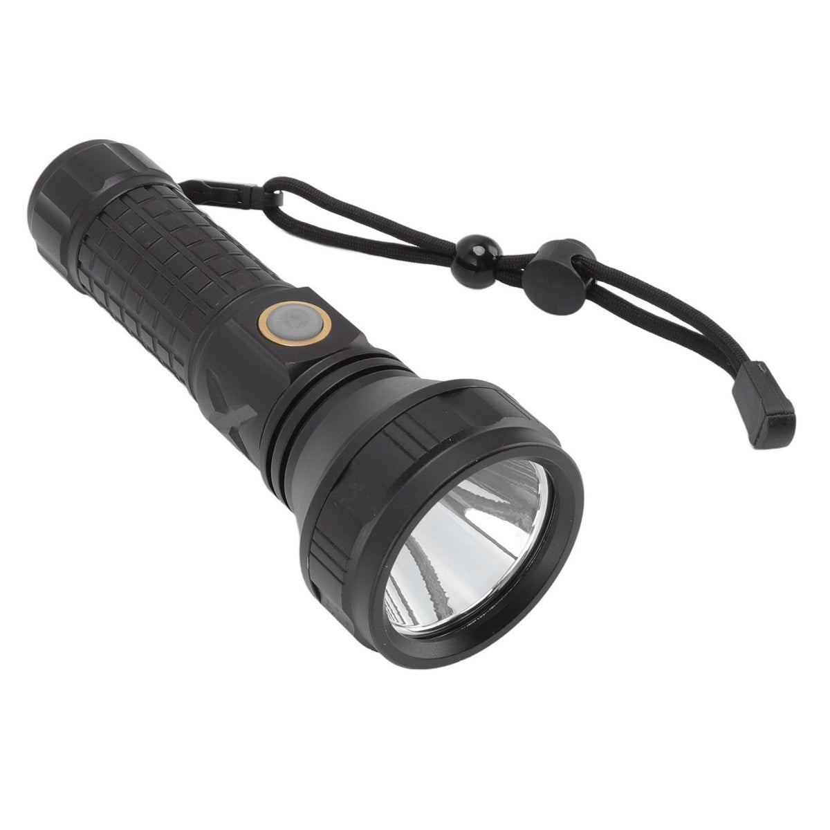 Flashlight Aluminum Alloy 8000lm Three Light Modes Waterproof Flashlight for Household Emergency Camping Hiking Traveling