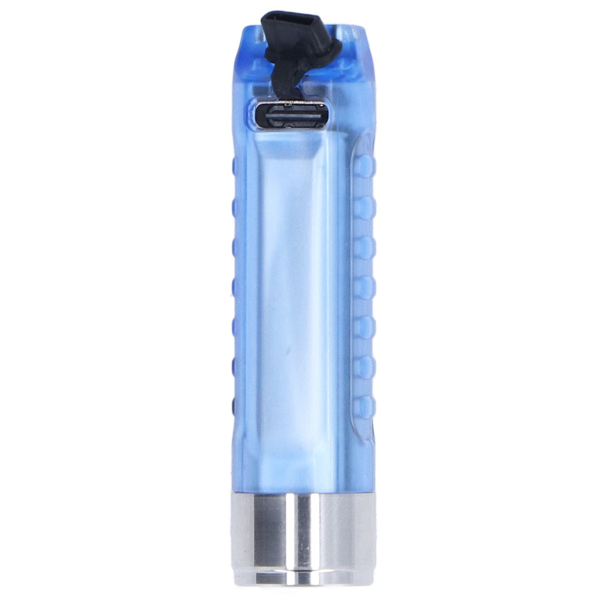 Keychain Flashlight 10 Lighting Modes 5LED TYPE C Fast Charging IP65 Waterproof Portable Keychain Light with Magnetic Base Blue