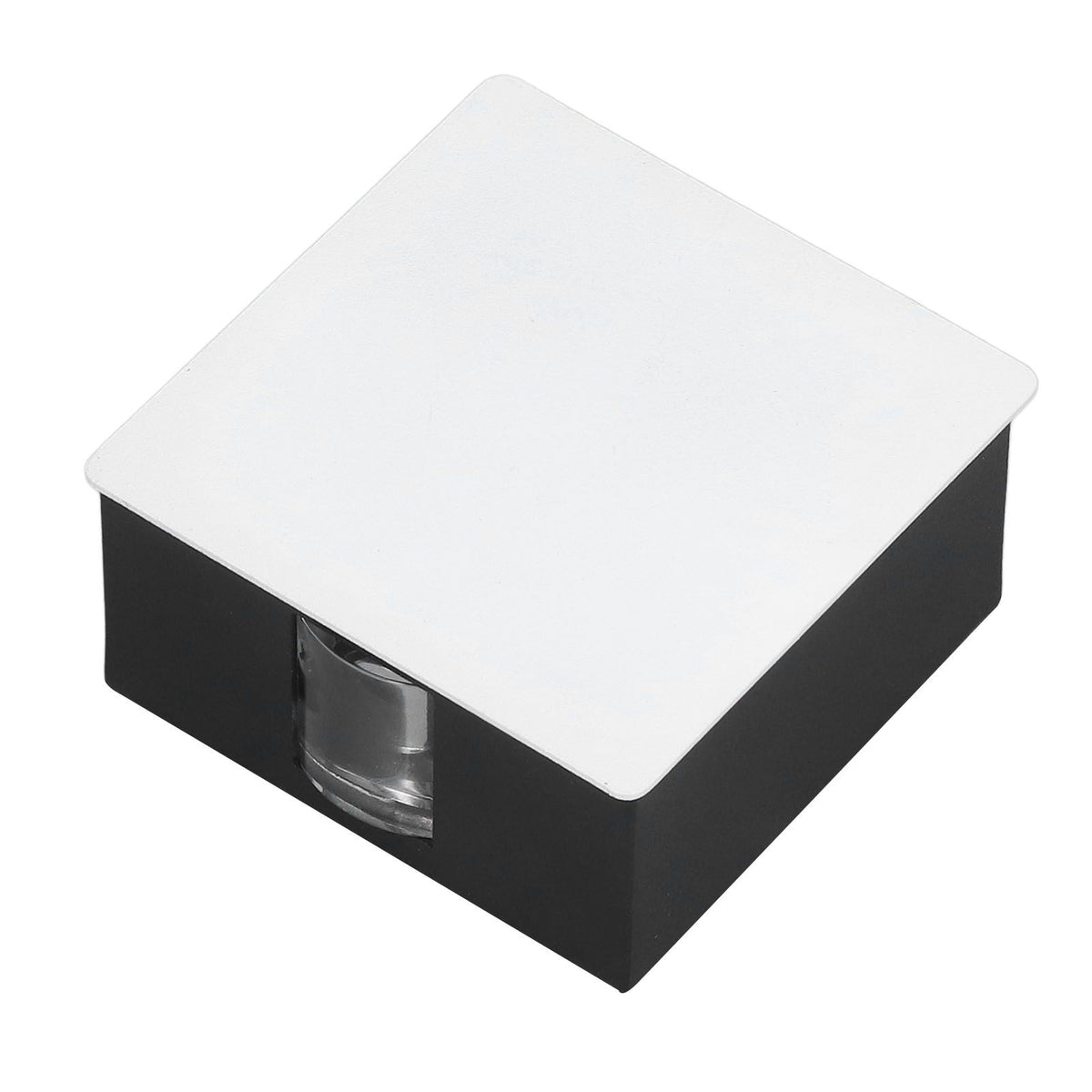 Beam Wall Light Quadrate Design Retro Warm Light 3W Unilateral Lighting LED Wall Lamp AC85 to 265V for Hotel White Shell