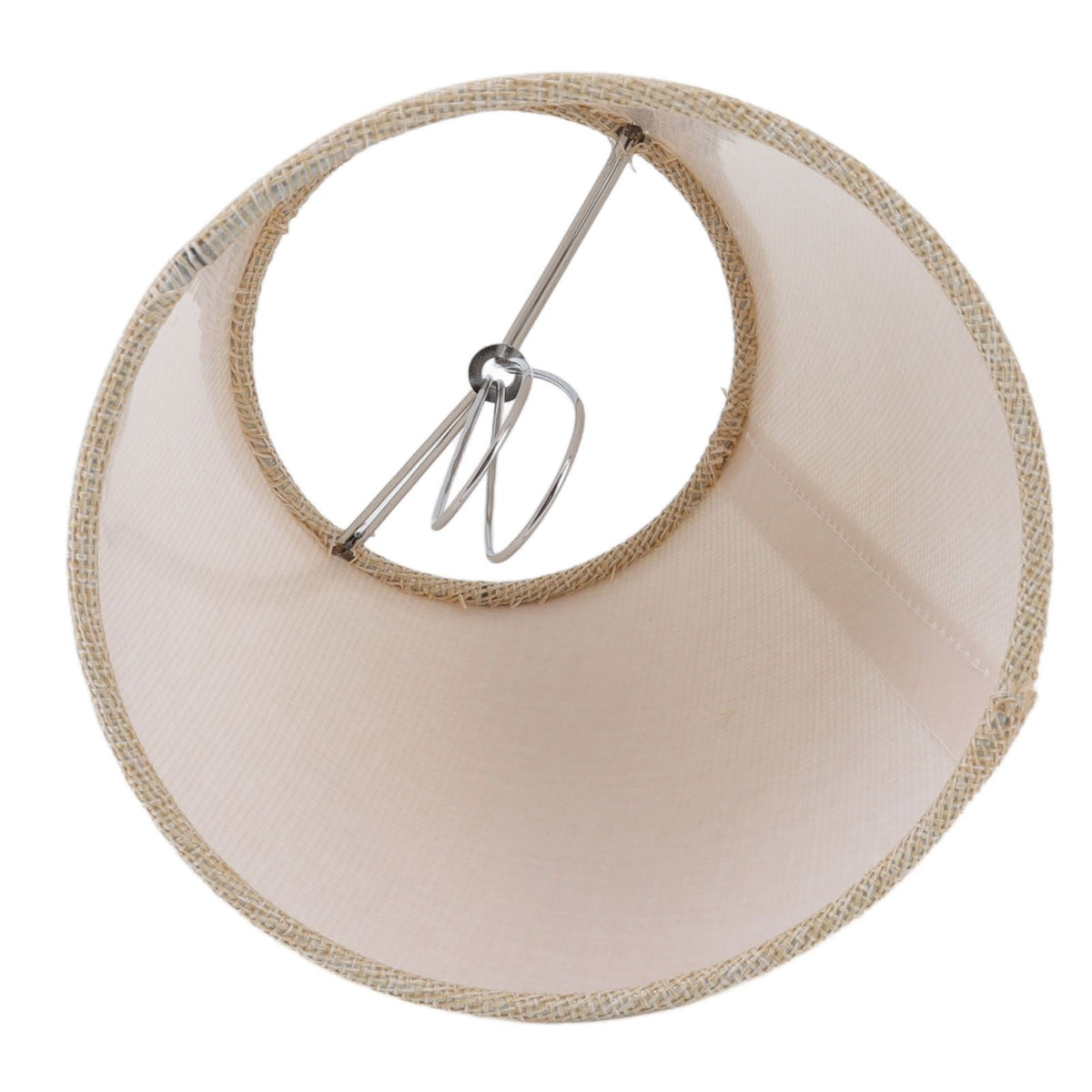 6PCS Linen Fabric Lamp Shade Cover Cylindrical Lampshade with Iron Support for Household Light