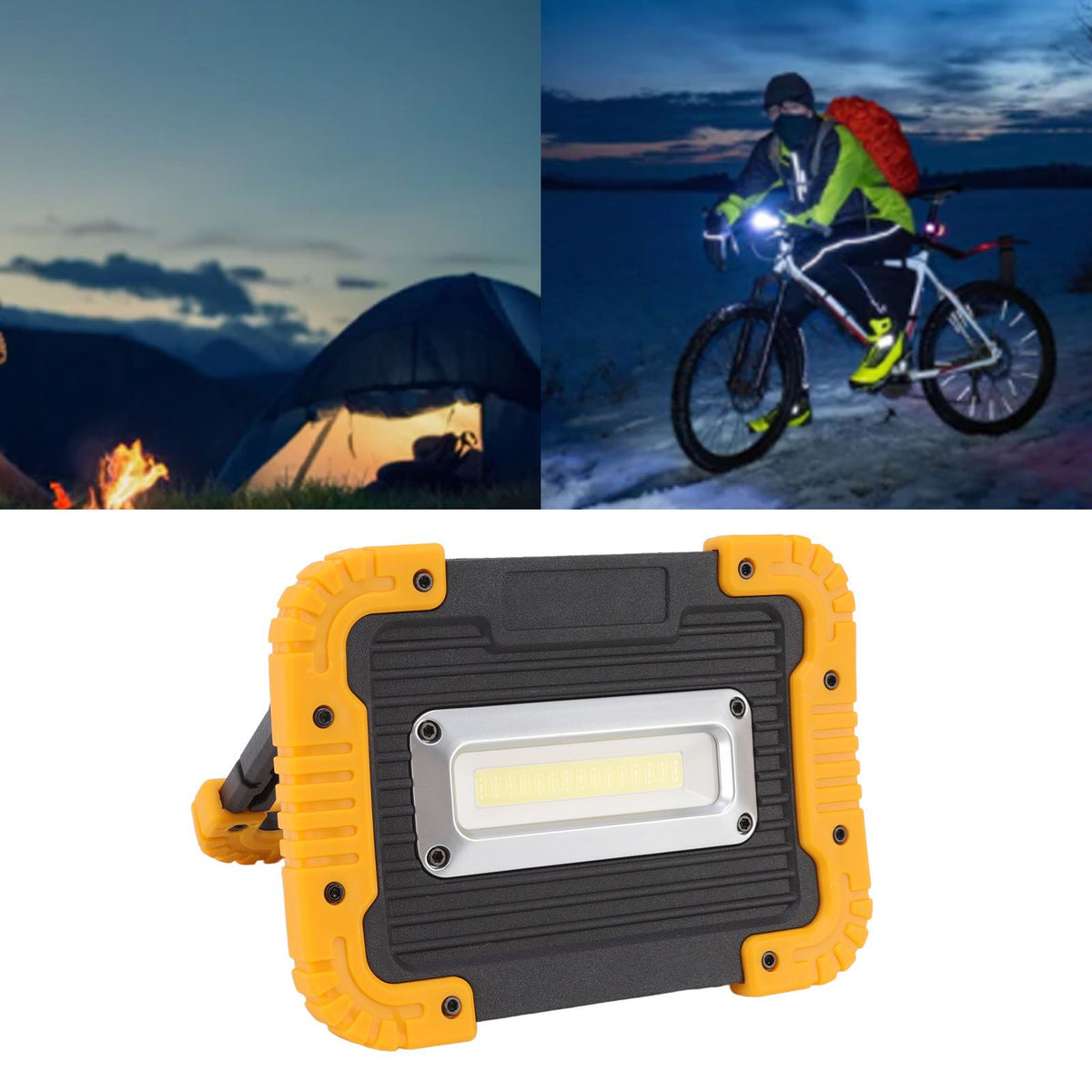 Portable COB Work Light USB Charging Waterproof Emergency Light for Outdoor Repair with Battery
