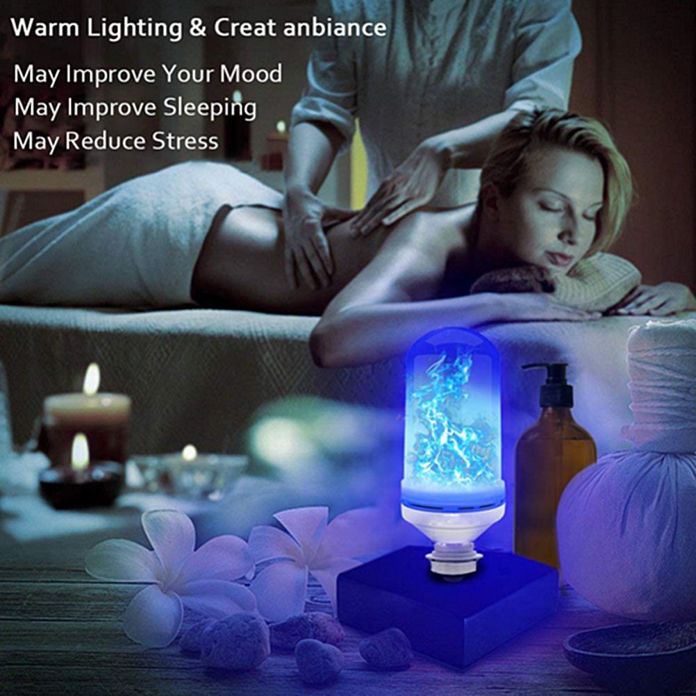 LED Flame Effect Light Bulb Upside Down Effect LED Bulb Flame Bulbs for Festival Hotel Bar Party Decoration