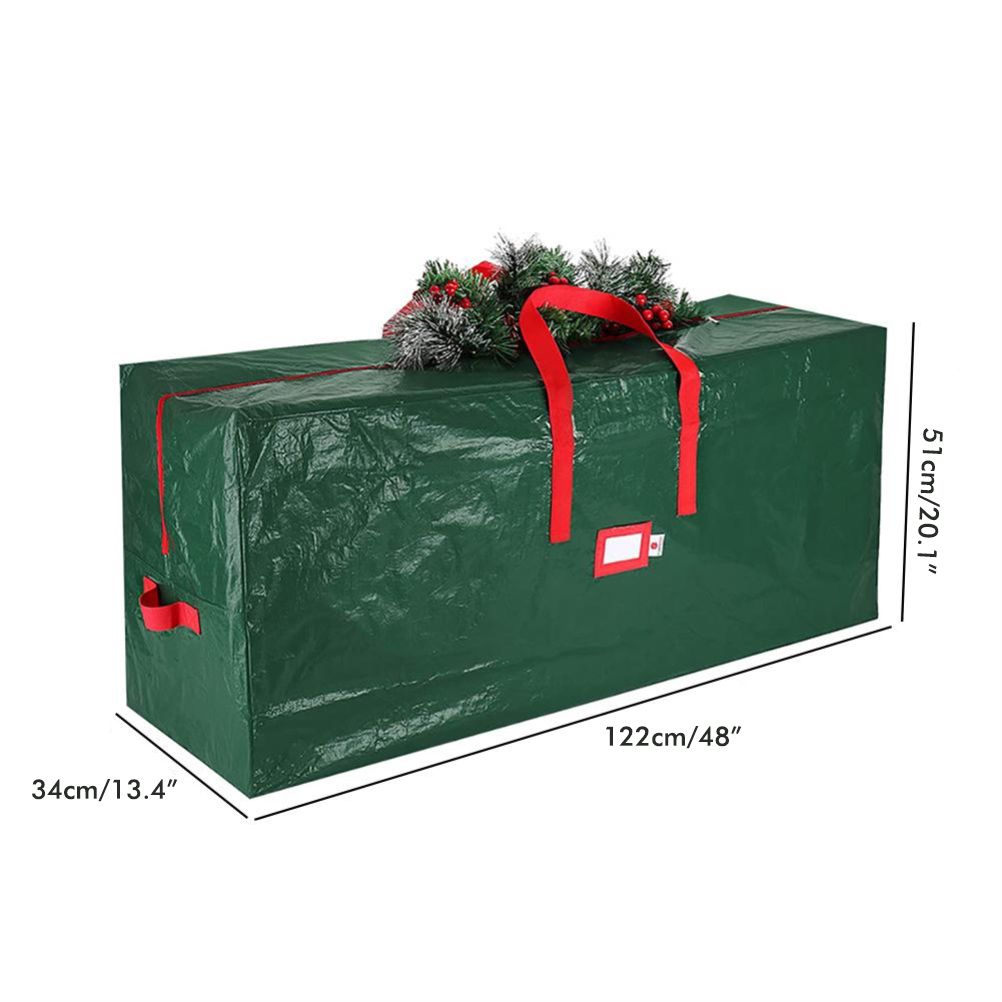 Christmas Tree Storage Bag Holiday Storage Case Waterproof Zippered Bag with Carrying Handles
