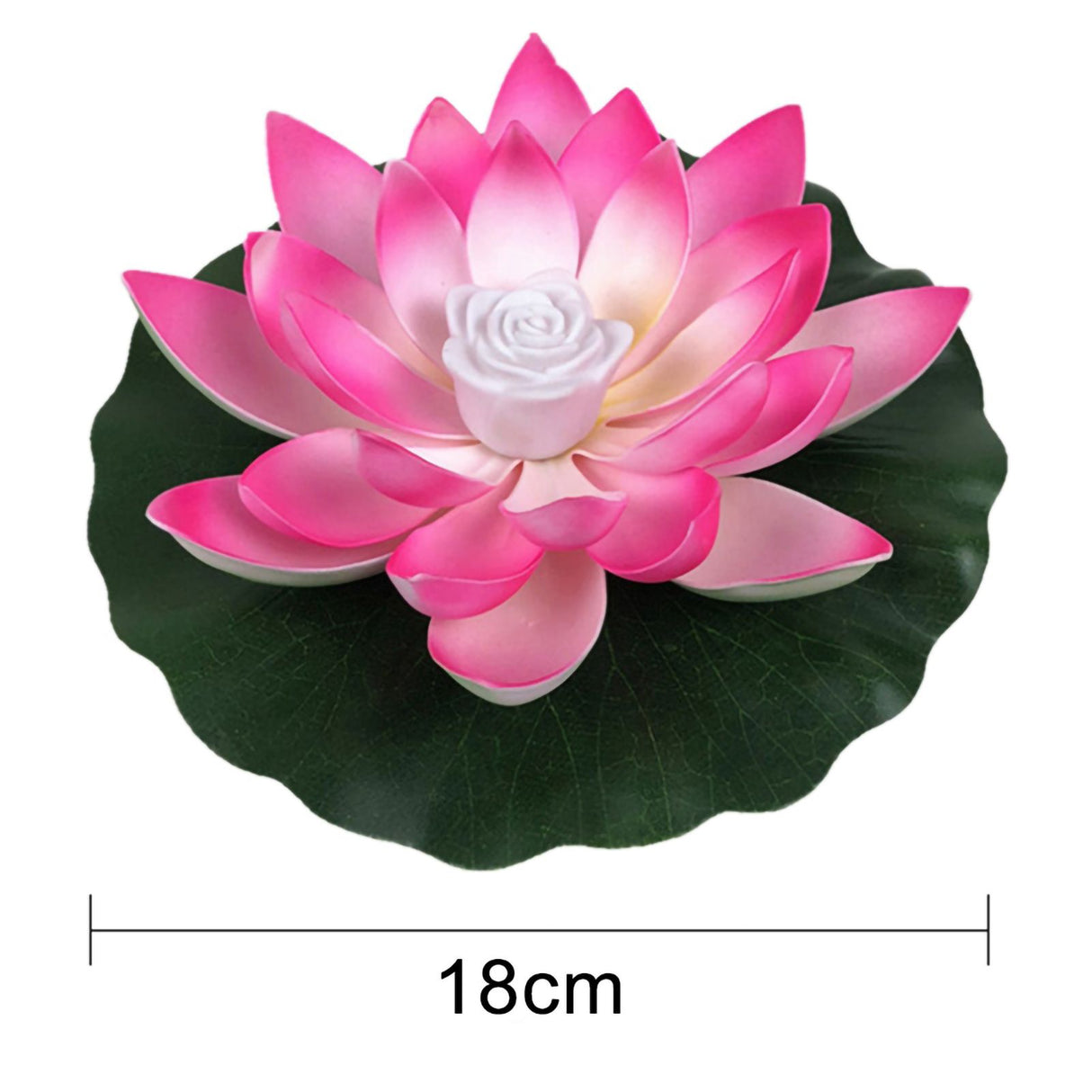 Artificial Floating Lotus Night Light LED Lotus Lamp Energy Saving Light for Garden Pool Pond Fountain Decoration