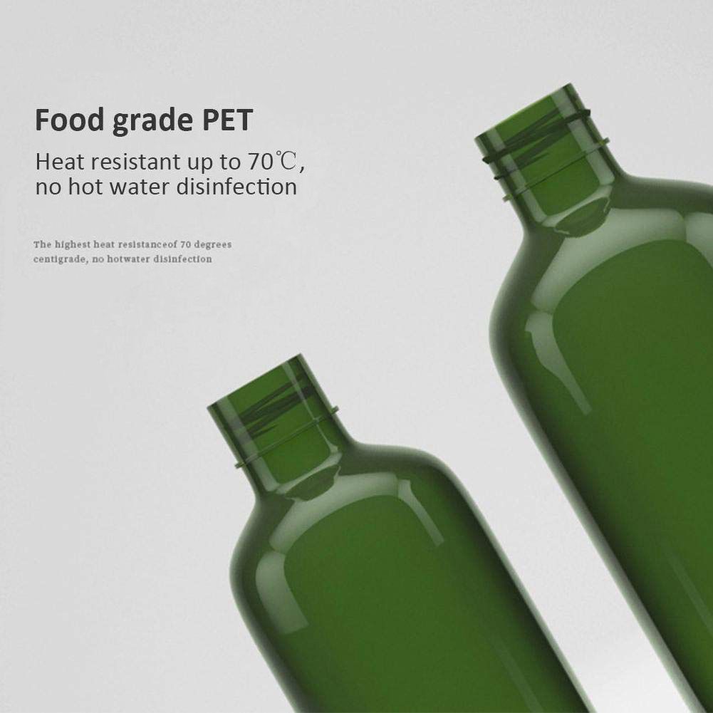 4PCS Plastic Bottles with Pump 500ml Refillable Plastic Soap Dispenser Bottle for Bathroom or Kitchen Handwash Lotions Shampoo Conditioner