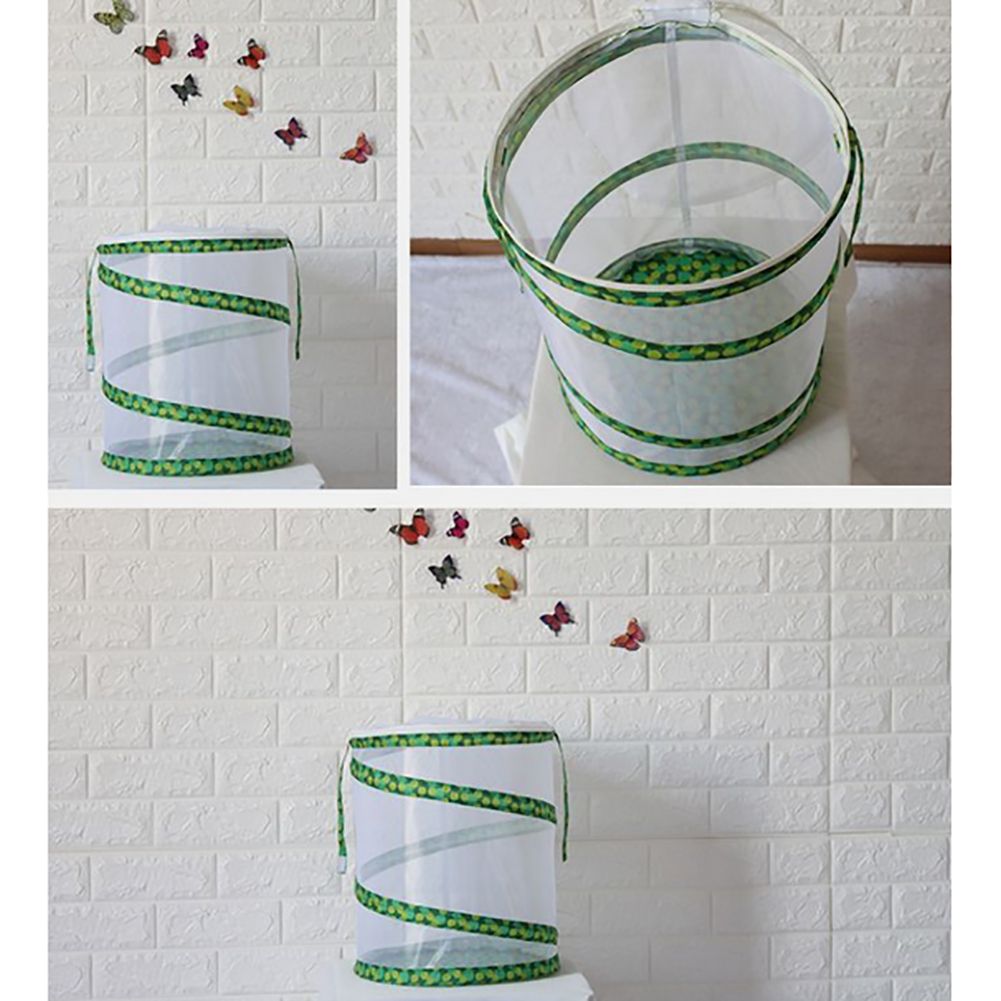 Net Insect Butterfly Habitat Cage Collapsible Insect Housing Enclosure Breeding Cages