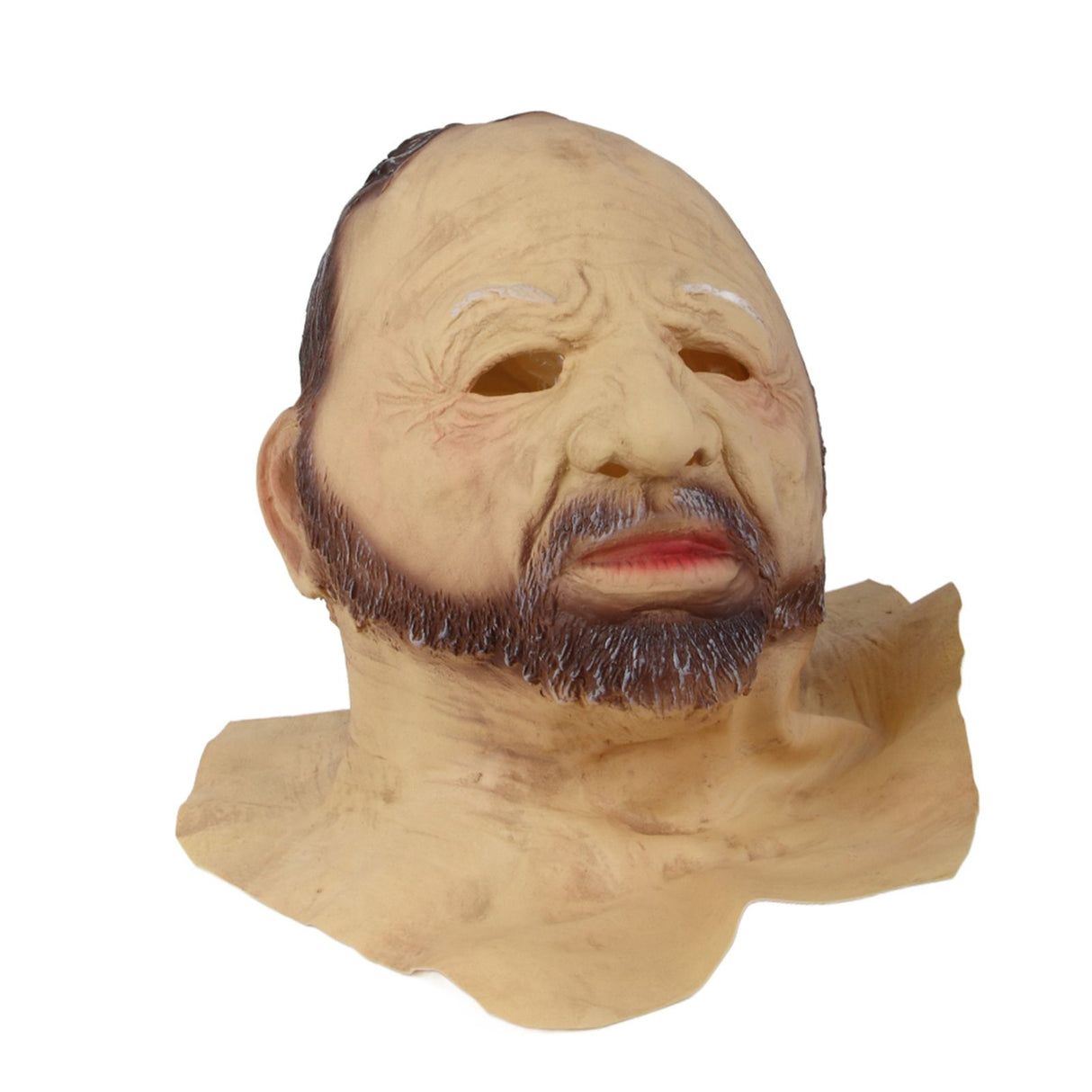 Halloween Latex Old Man Face Cover Halloween Fancy Dress Head for Masquerade Realistic Headgear