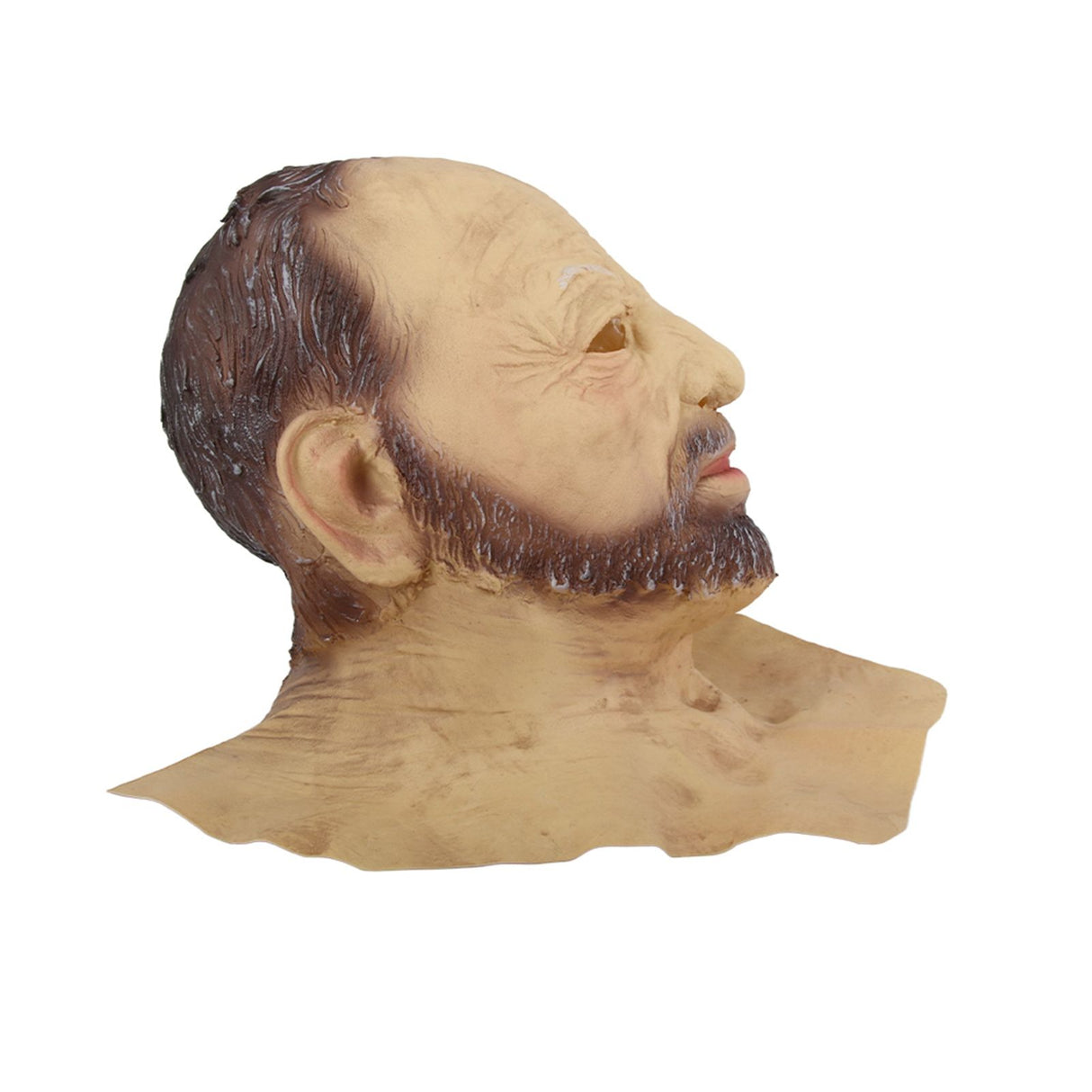 Halloween Latex Old Man Face Cover Halloween Fancy Dress Head for Masquerade Realistic Headgear