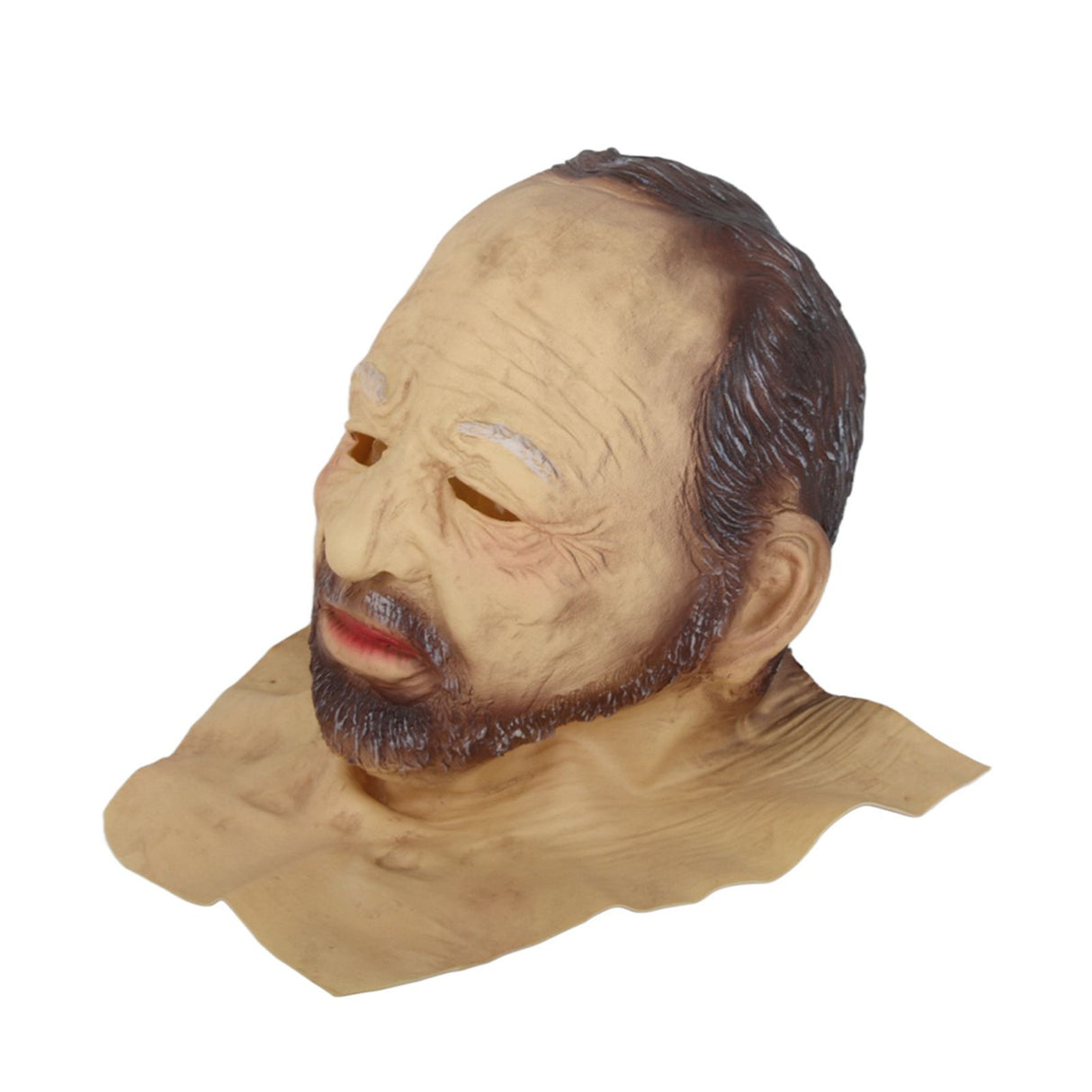 Halloween Latex Old Man Face Cover Halloween Fancy Dress Head for Masquerade Realistic Headgear