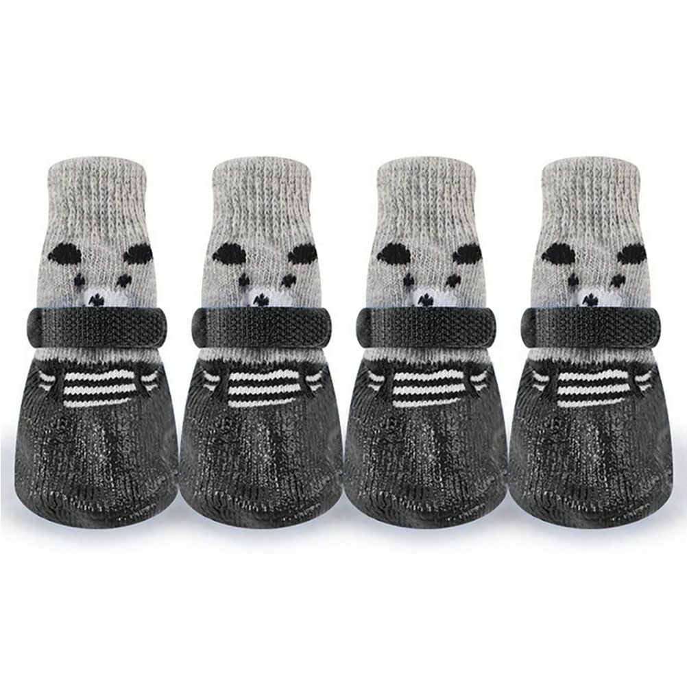 4PCS Pet Socks Anti Slip Waterproof Paw Protector Outdoor Sports Socks Shoes Boots Dogs Protective Paw Rain Snow Shoes
