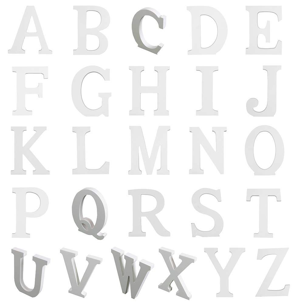 1Pcs Large Wooden Letter Alphabet Decoration Wall Hanging Wedding Party Home Wooden Letter Home Decoration