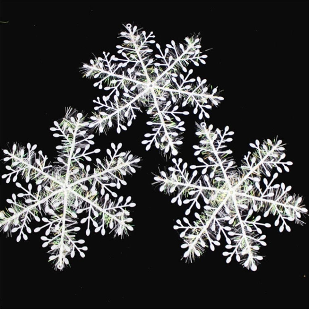 Christmas Snowflake Ornaments Christmas Tree Decorative Hanging Ornament Home Festival Decor