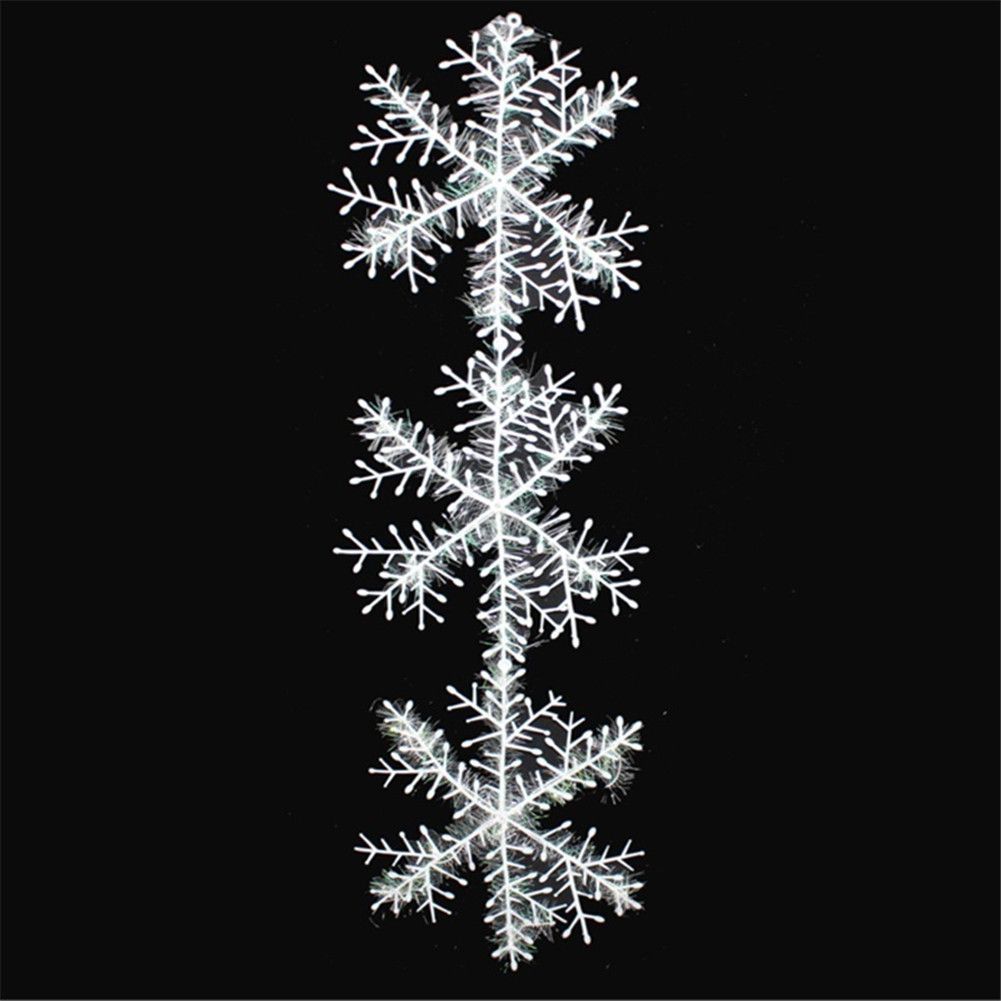 Christmas Snowflake Ornaments Christmas Tree Decorative Hanging Ornament Home Festival Decor