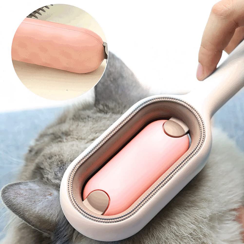 Pet Brush Grooming Comb Soft Bristles Pet Grooming Brush for Massage and Removal of Loose Hair Tangled Hair