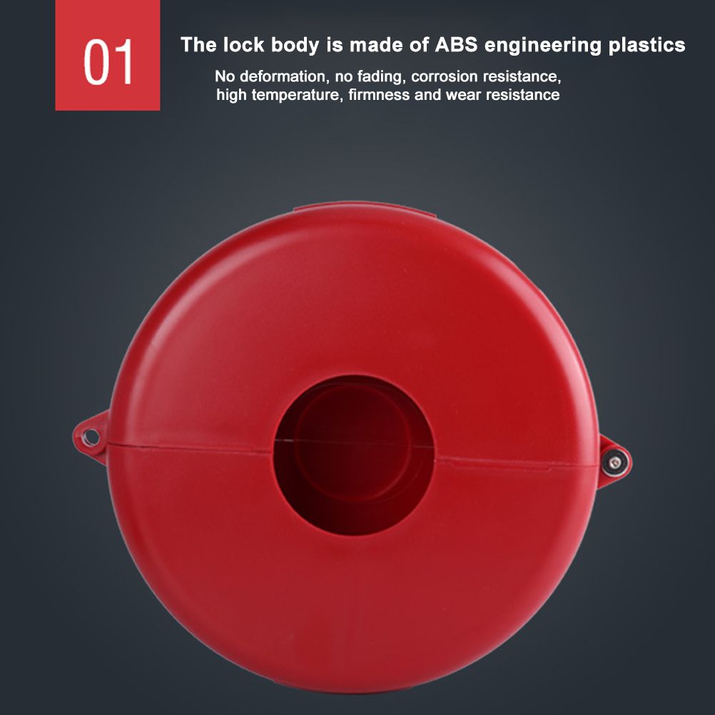 Gate Valve Lockout Device Plastic Outdoor Water Hose Protector Valve Lockout for Professional and Industrial Use