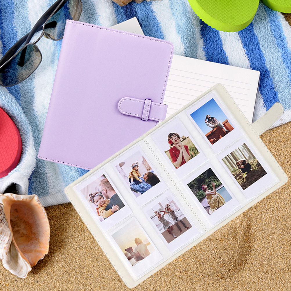 Retro Photo Album 128 Photos Pocket Album PU Cover Picture Album Photo Album Birthday Wedding Gift