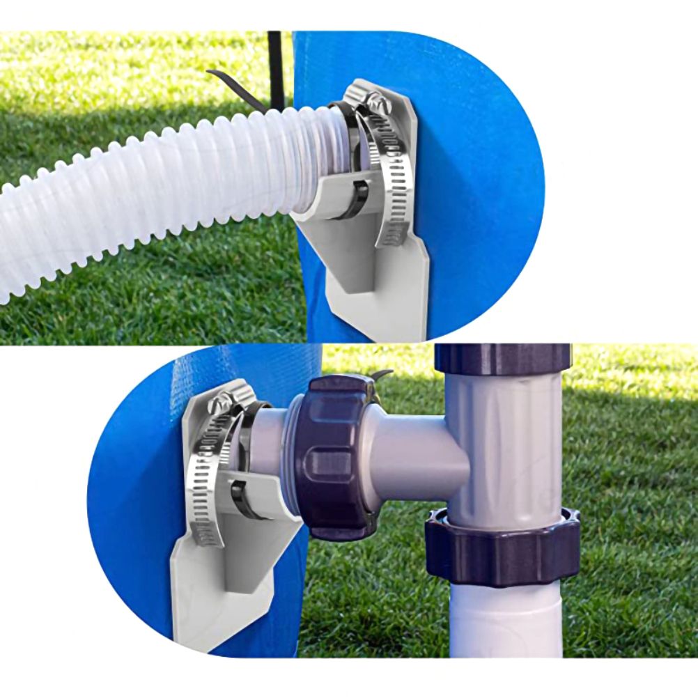 2Pcs Swimming Pool Pipe Holders Swimming Pool Hose Support Brackets Hose Clamps Pool Accessories