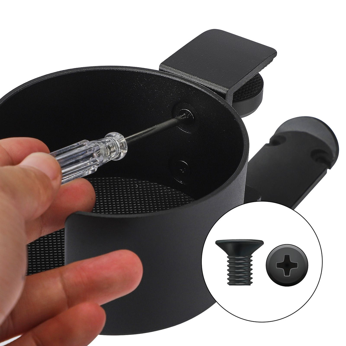 Desk Cup Holder with Headphone Hanger