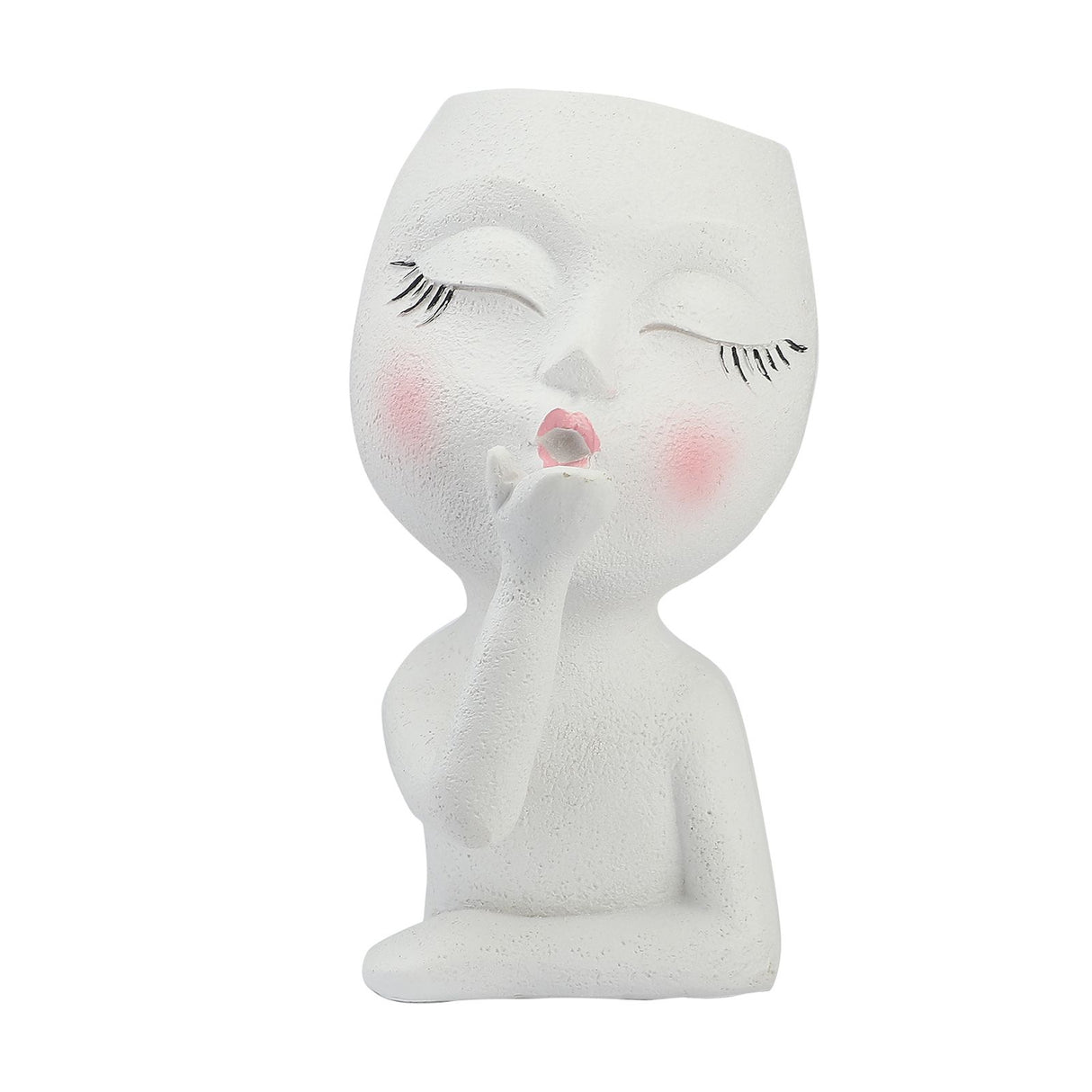Mannequin Resin Flower Pot Face Flower Pot Garden Decoration