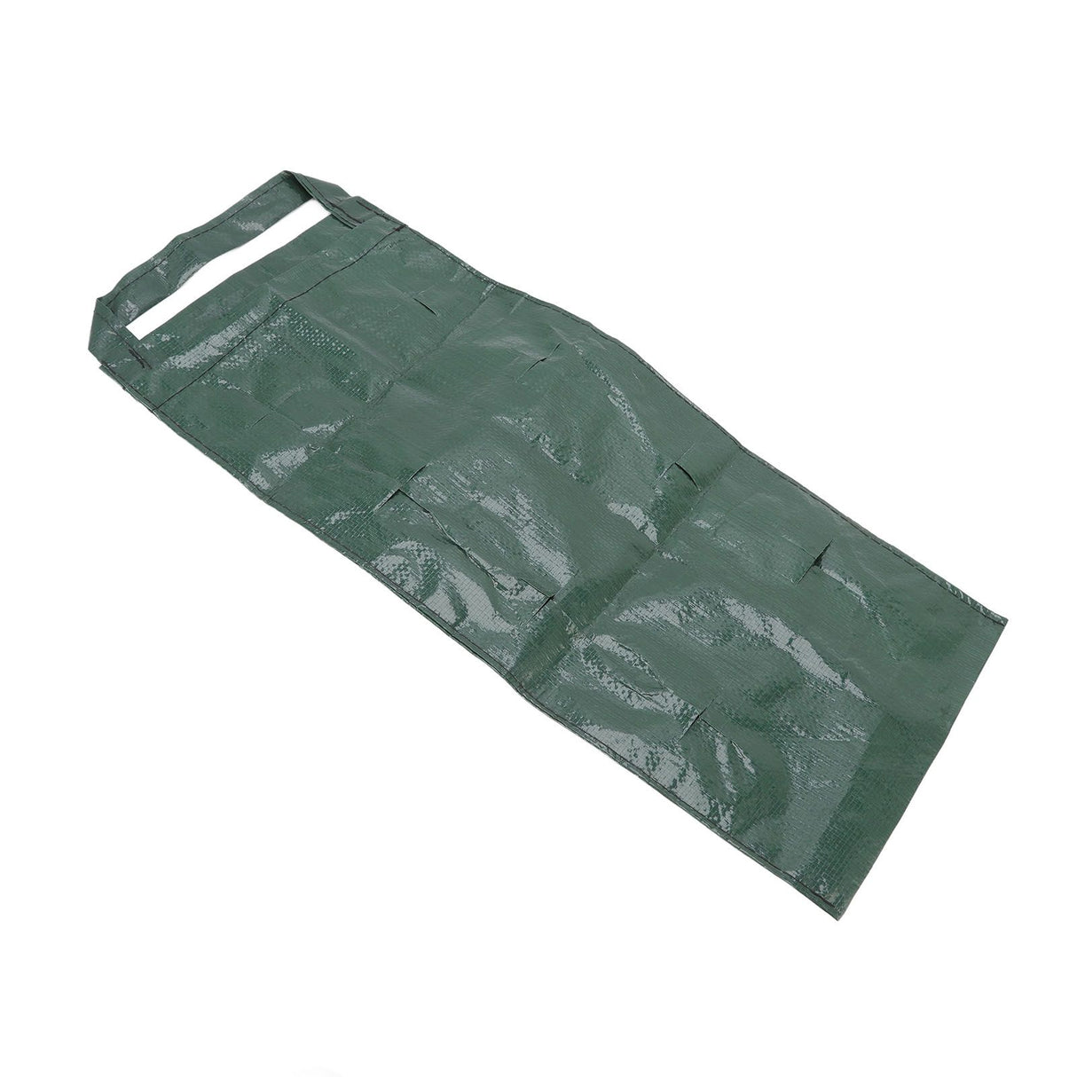 Hanging Planting Bag Multi Holes PE Plant Grow Pouch for Strawberry Vegetable Flower Green 8 Holes