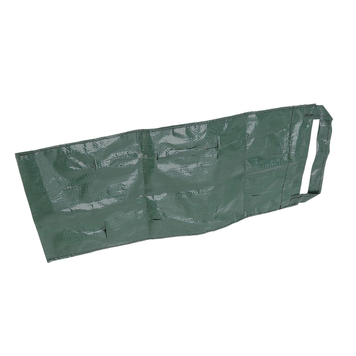 Hanging Planting Bag Multi Holes PE Plant Grow Pouch for Strawberry Vegetable Flower Green 8 Holes