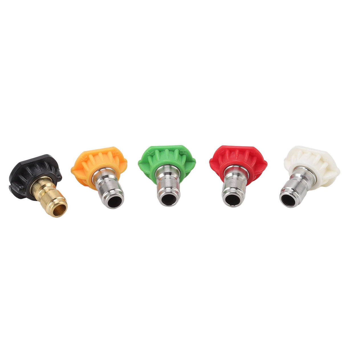 5PCS Pressure Washer Nozzle Big Fan Shape Power Washer Nozzle Tips Rinse Jet Stream Nozzle Kit 045 1.311mm / 0.05in