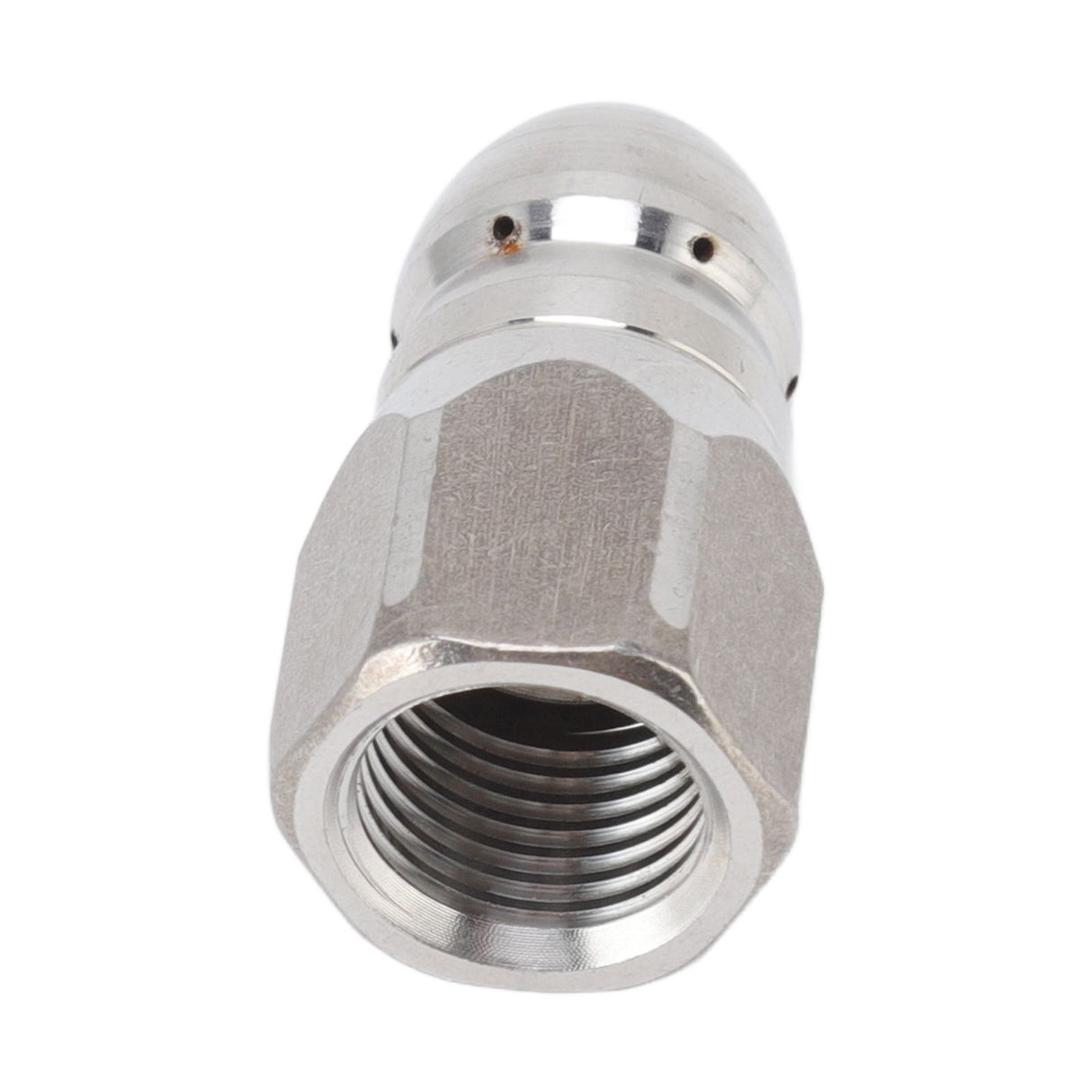 High Pressure Washer Spray Nozzle Stainless Steel Sewer Jetting Nozzle for Industrial Pipe Cleaning G1/4 Internal Thread