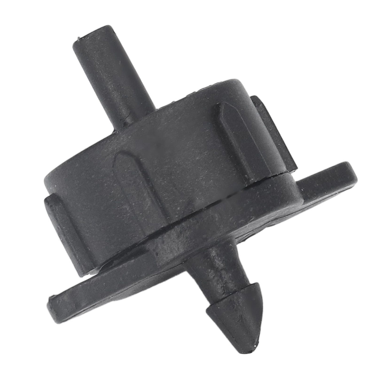100pcs Drip Emitter 4mm Pressure Compensation Uniform Flowing PP Irrigation Watering Dripper Emitter for Large Terrain 4L Black