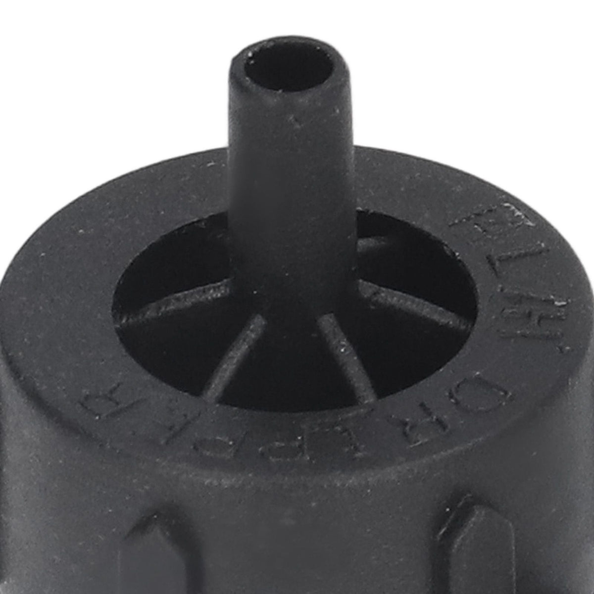 100pcs Drip Emitter 4mm Pressure Compensation Uniform Flowing PP Irrigation Watering Dripper Emitter for Large Terrain 4L Black