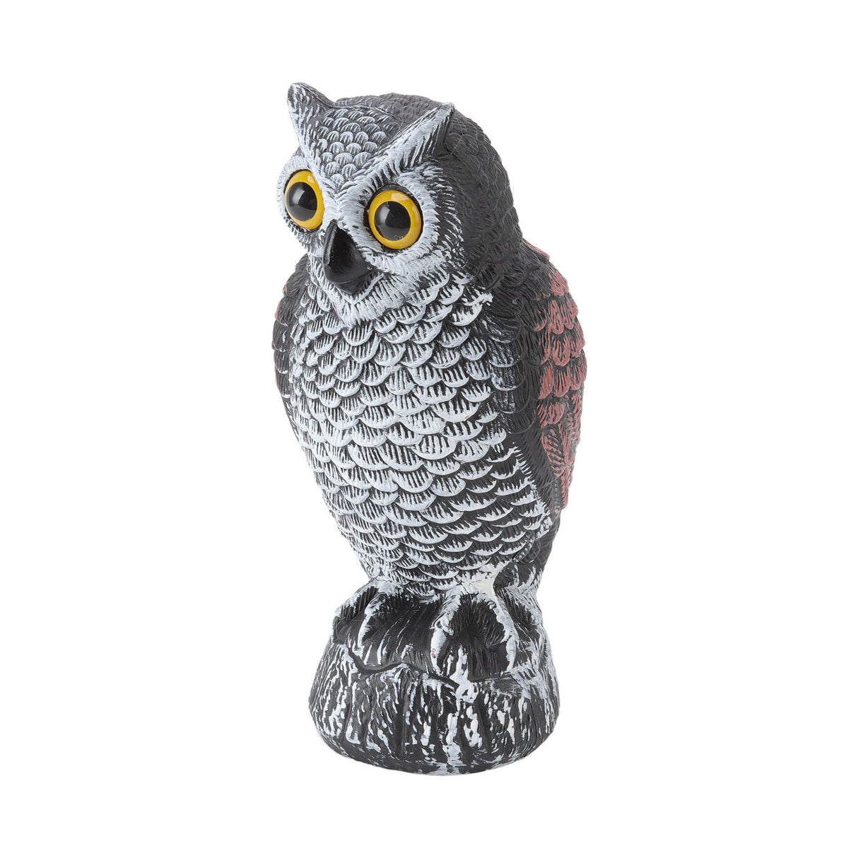 Owl Bird Deterrent Garden Plastic Owls to Keep Birds Away Waterproof Sunscreen Owl to Scare Birds Away Fake Owl for Birds
