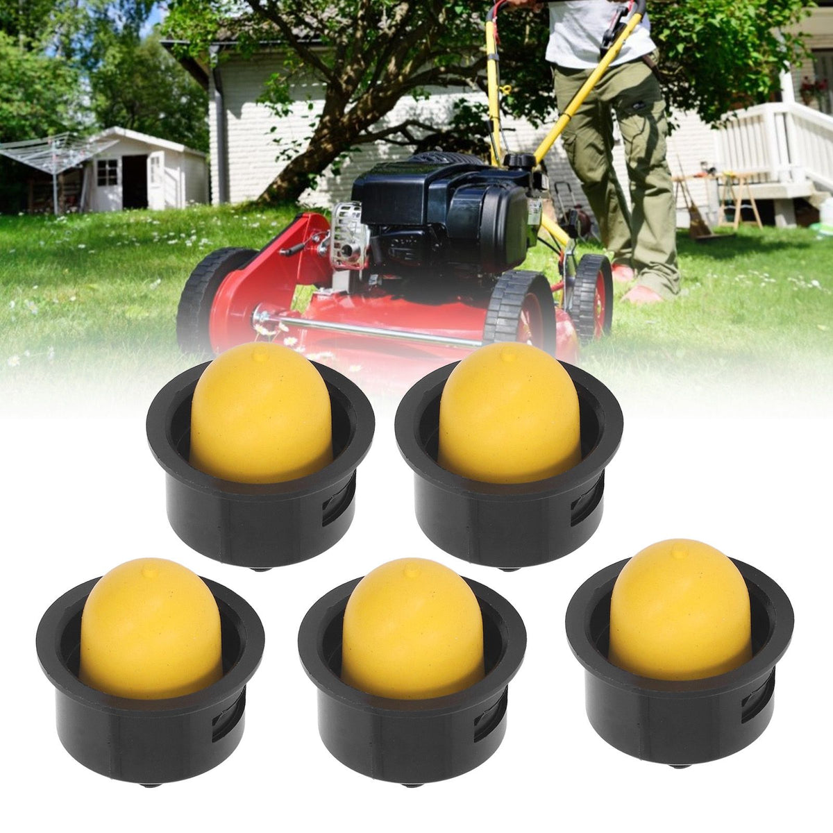 5Pcs Carburetor Blowers Primer Bulb Lawn Mower Tool for Fuxtec FX RM Series Lawn Mower Carburetor Blowers