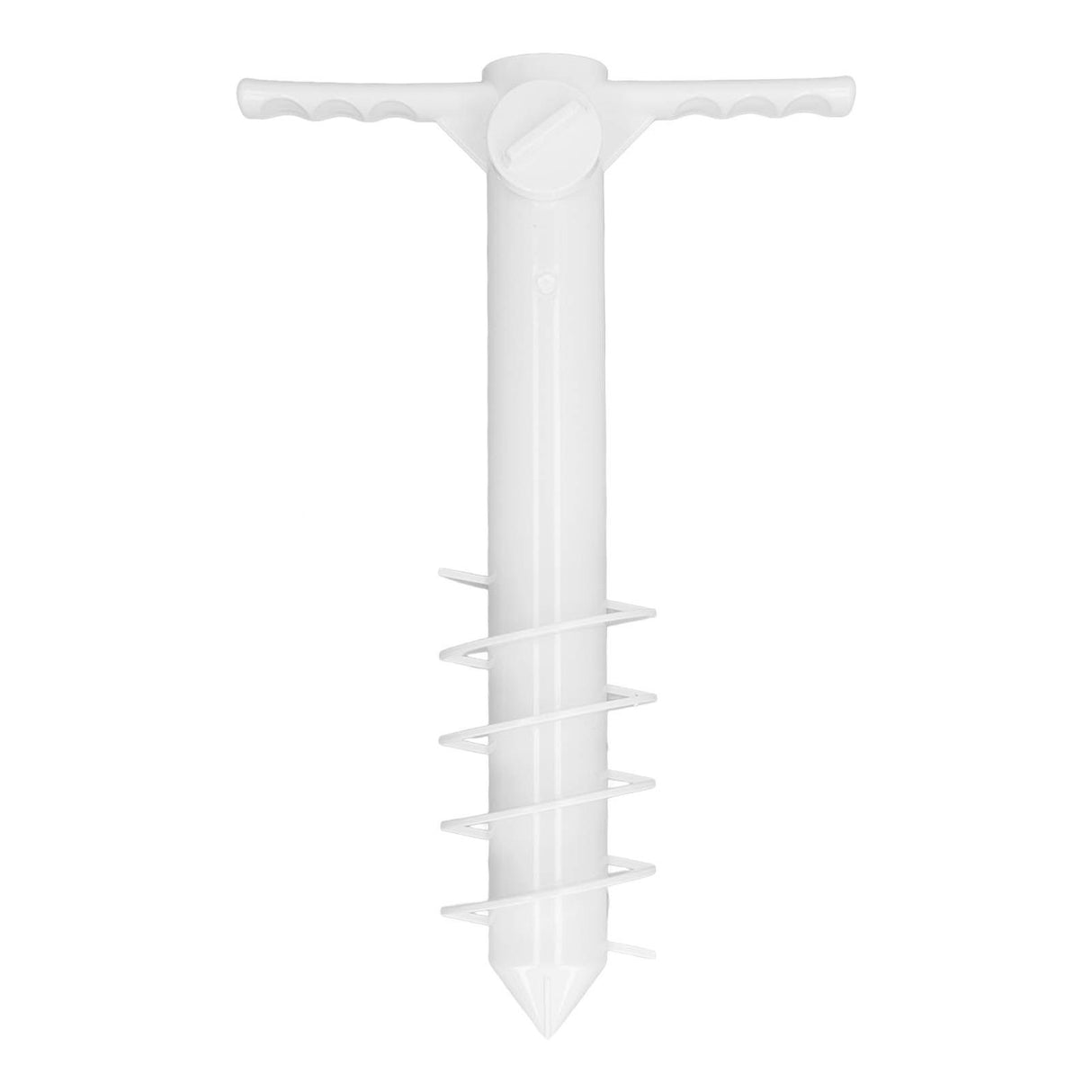 Beach Umbrella Sand Anchor Multifunction Safe Umbrella Holder Stand with 5 Spiral Screw for Beach Lawn Water Park
