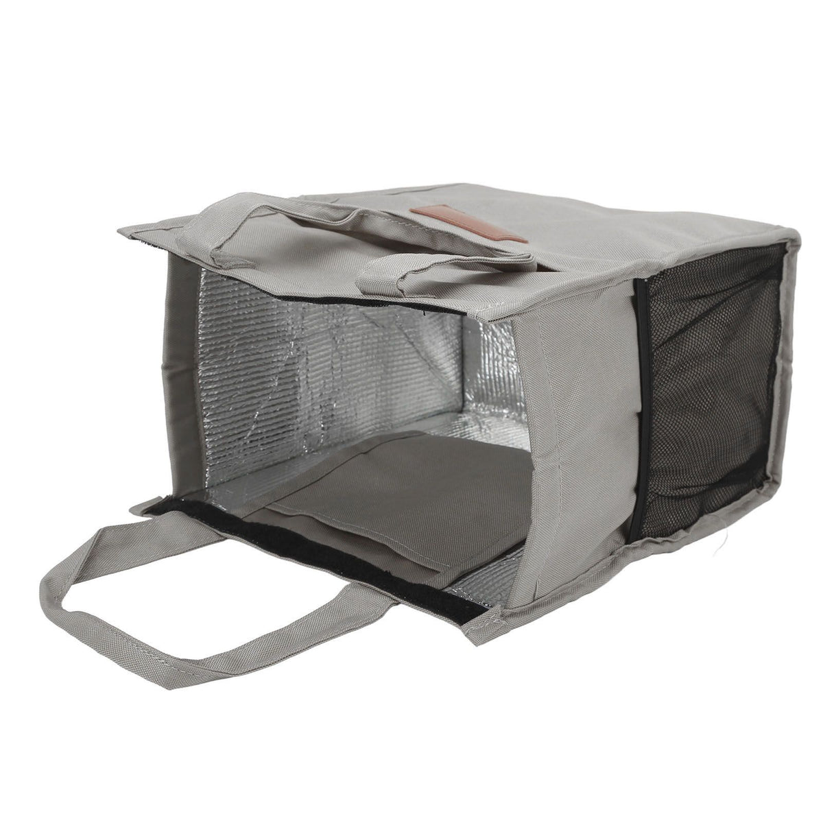 Aluminum Foil Simple Thermal Insulation Lunch Box Bag Oxford Cloth Large Capacity Thickened Bento Bag Grey