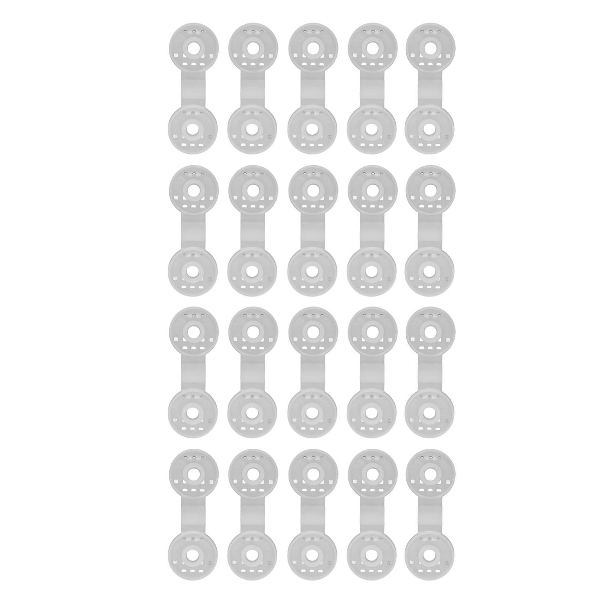 20Pcs Sunshade Net Clip Round Shade Cloth Clips Greenhouse Film Fixing Clamp for Tent Greenhouse Accessories