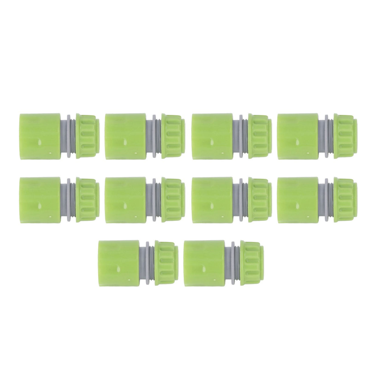 10pcs G1/2 Thread Gardening Water Hose Quick Connector Nipple Kit Water Pipe Irrigations Thread Joint System for Watering