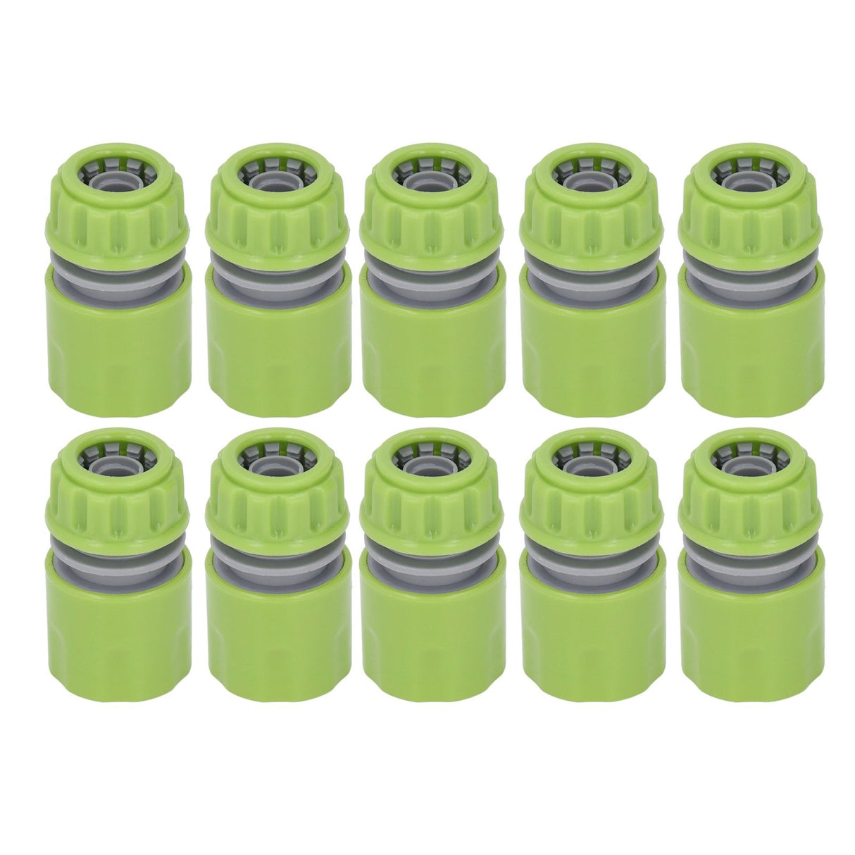10pcs G1/2 Thread Gardening Water Hose Quick Connector Nipple Kit Water Pipe Irrigations Thread Joint System for Watering