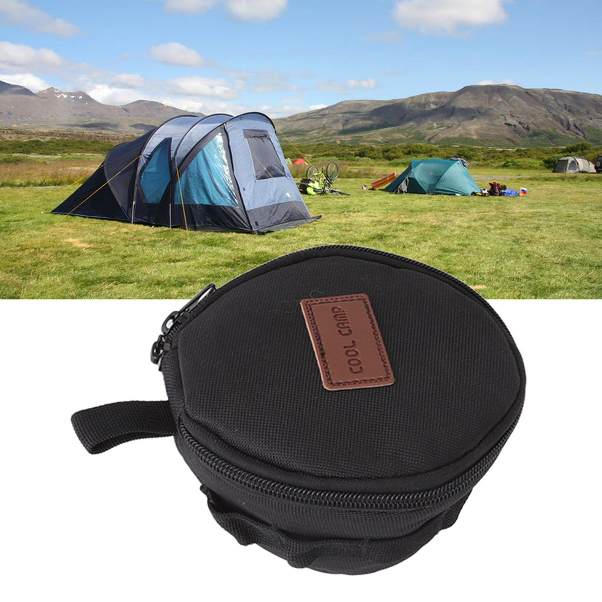 Camping Skillet Bag Large Capacity Lightweight Portable Camping Cookware Storage Bag for Outdoor Camping Picnic