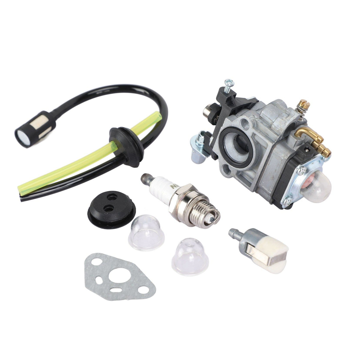 Lawn Mower Carburetor Kit Spark Plug Filter Line for TH23 TH26 TH34 23CC 25CC 26CC 33CC 35CC