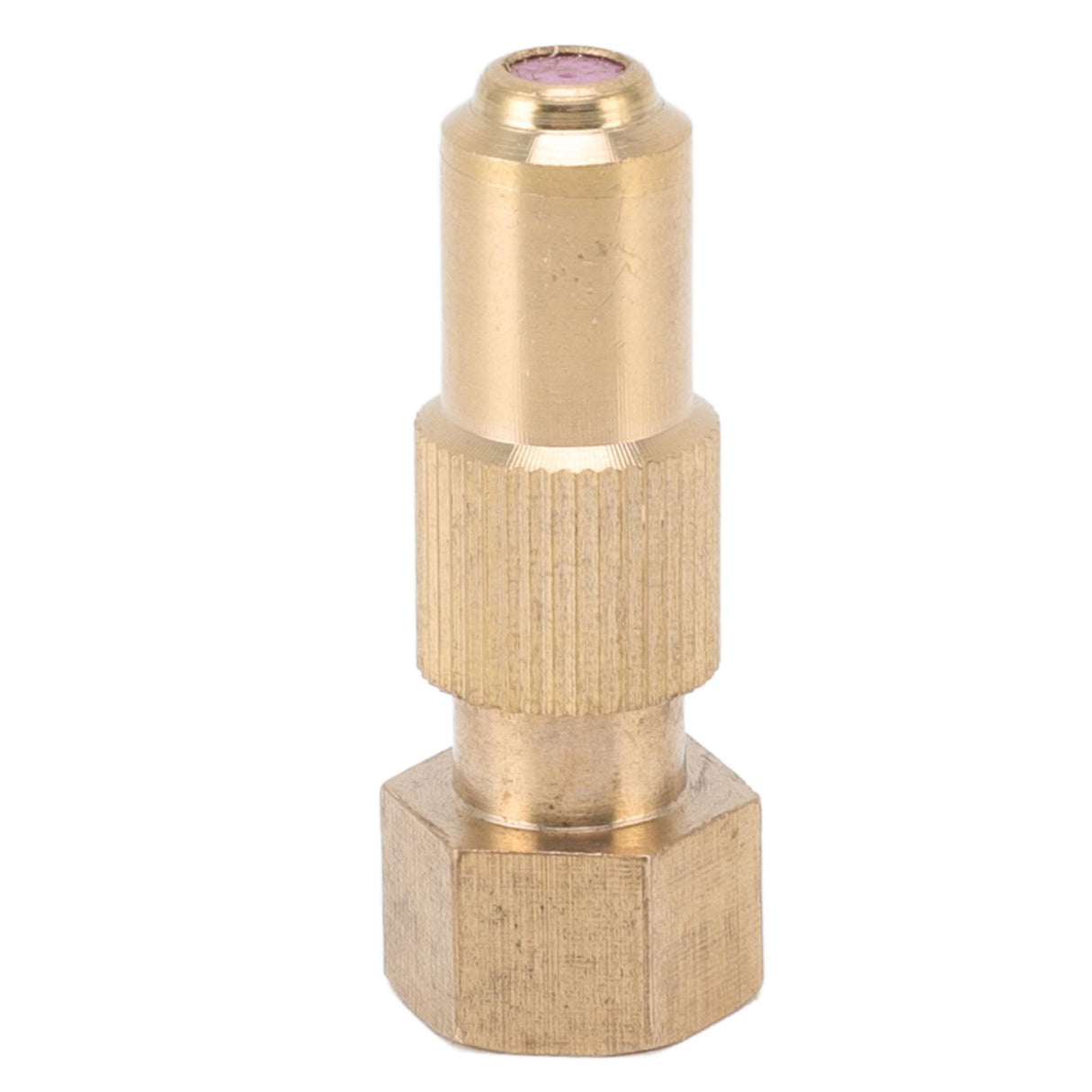 G3/8 Internal Thread High Pressure Sprayer Nozzle Ceramic Brass Watering Tool for Courtyard Agriculture 0.8mm/0.03in Hole