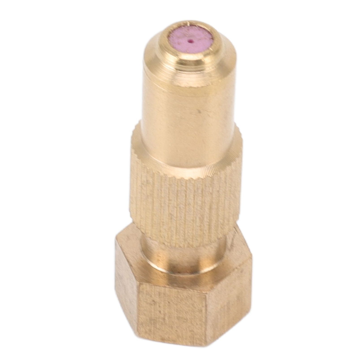 G3/8 Internal Thread High Pressure Sprayer Nozzle Ceramic Brass Watering Tool for Courtyard Agriculture 0.8mm/0.03in Hole