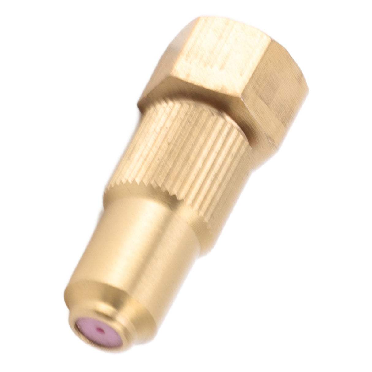 G3/8 Internal Thread High Pressure Sprayer Nozzle Ceramic Brass Watering Tool for Courtyard Agriculture 1.2mm/0.05in Hole