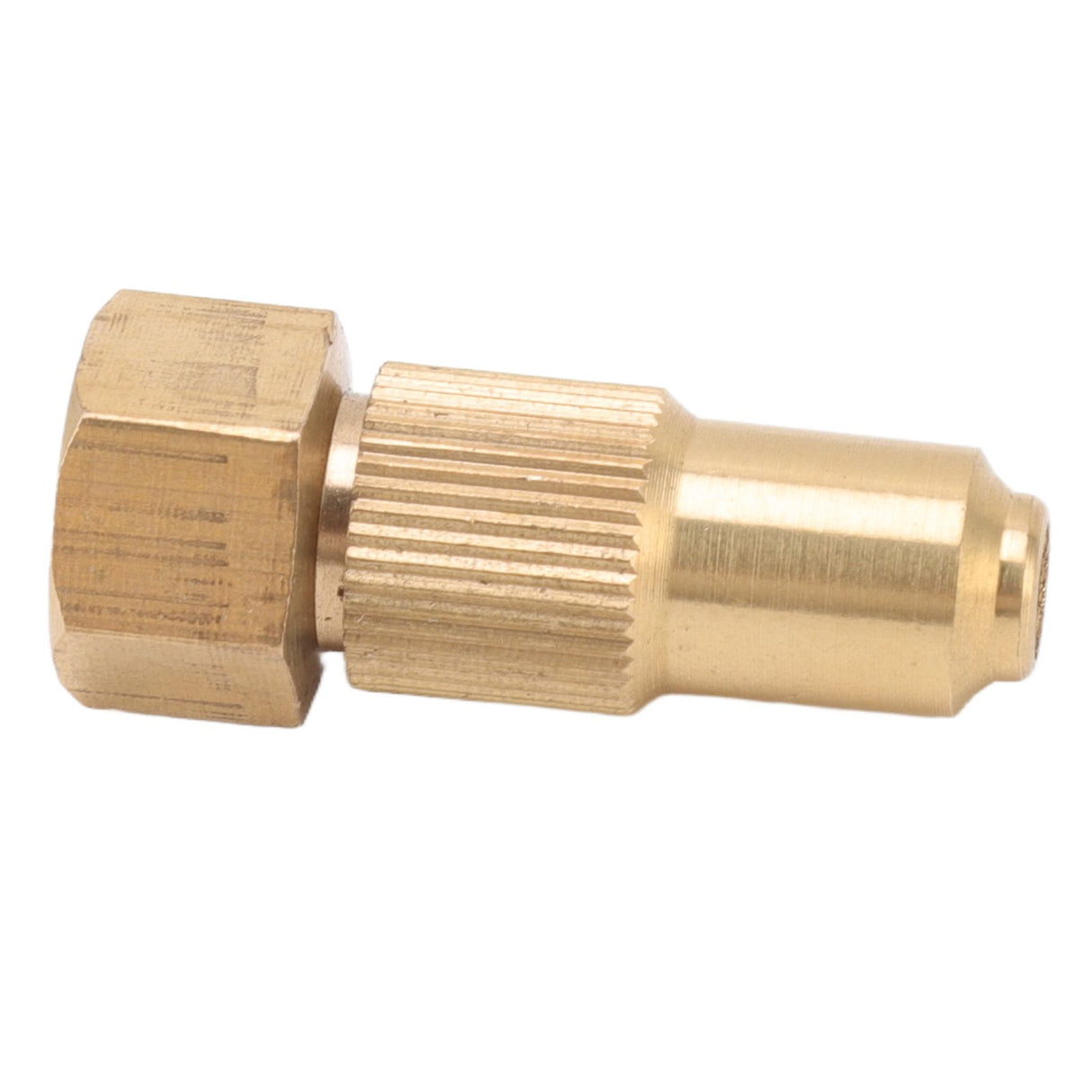 G3/8 Internal Thread High Pressure Sprayer Nozzle Ceramic Brass Watering Tool for Courtyard Agriculture 1.2mm/0.05in Hole