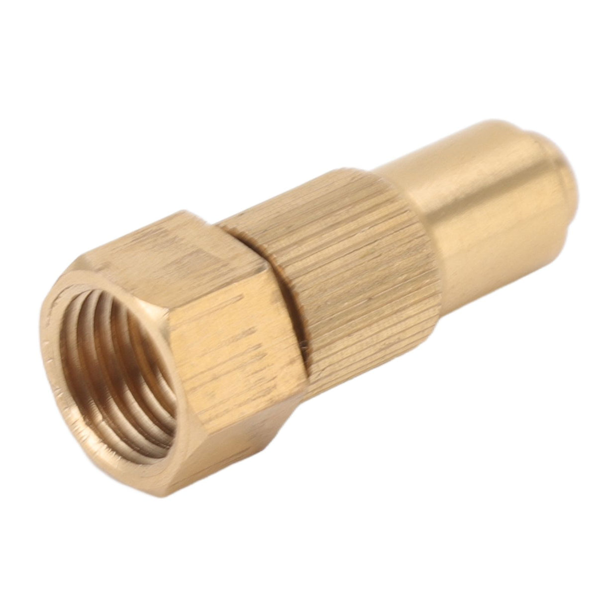 G3/8 Internal Thread High Pressure Sprayer Nozzle Ceramic Brass Watering Tool for Courtyard Agriculture 1.2mm/0.05in Hole
