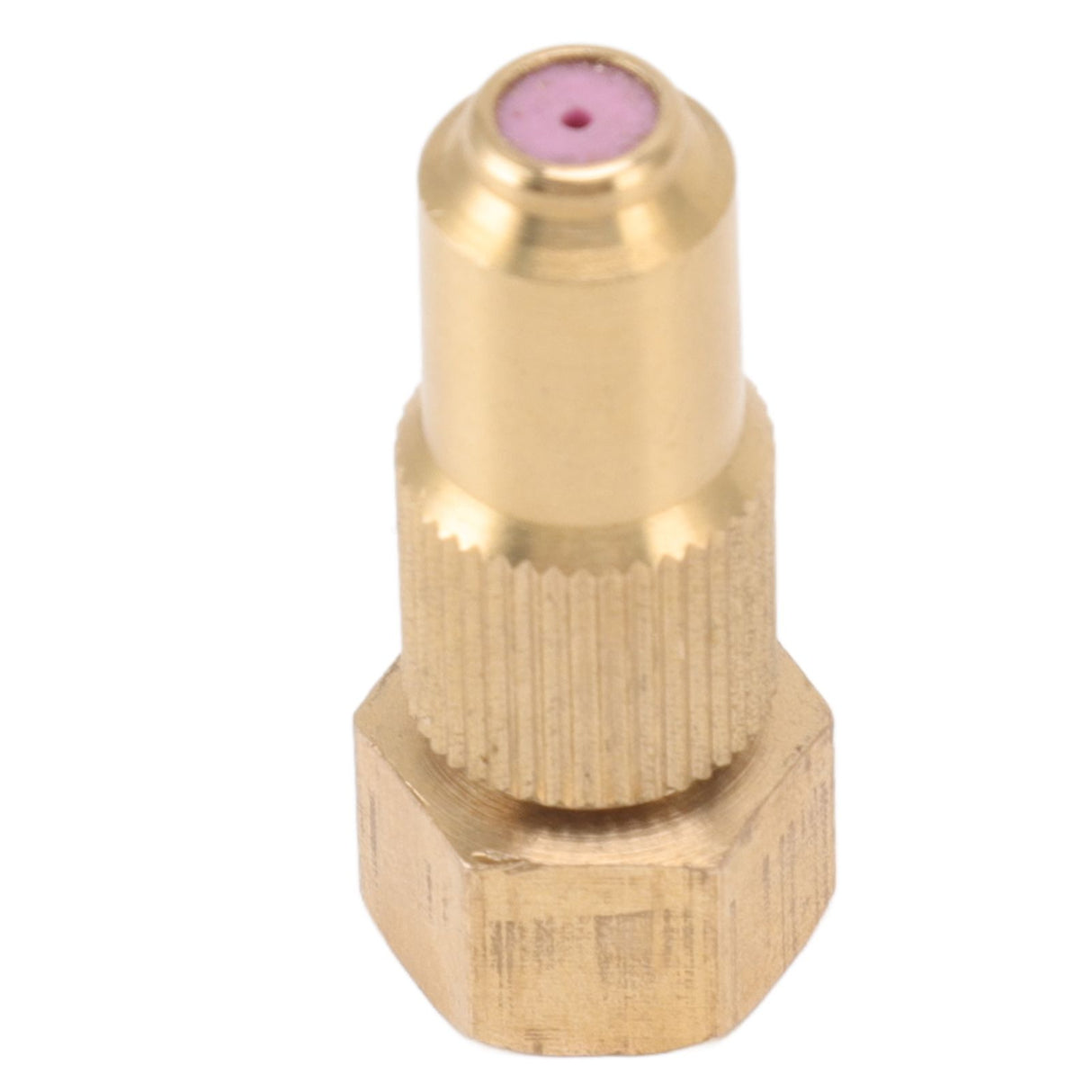 G3/8 Internal Thread High Pressure Sprayer Nozzle Ceramic Brass Watering Tool for Courtyard Agriculture 1.2mm/0.05in Hole