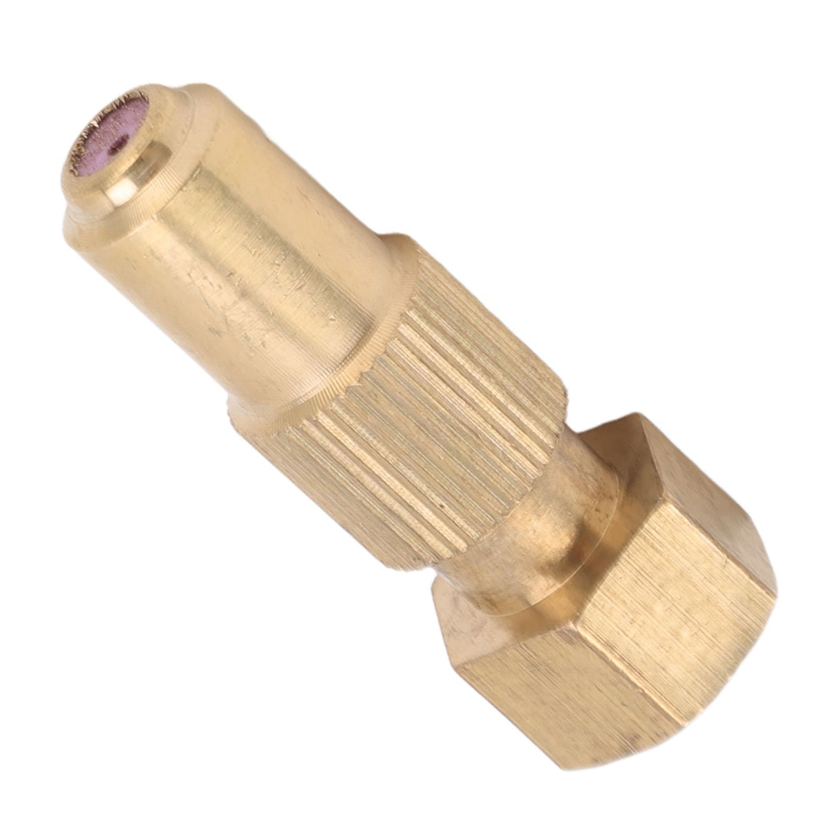 G3/8 Internal Thread High Pressure Sprayer Nozzle Ceramic Brass Watering Tool for Courtyard Agriculture 1.5mm/0.06in Hole