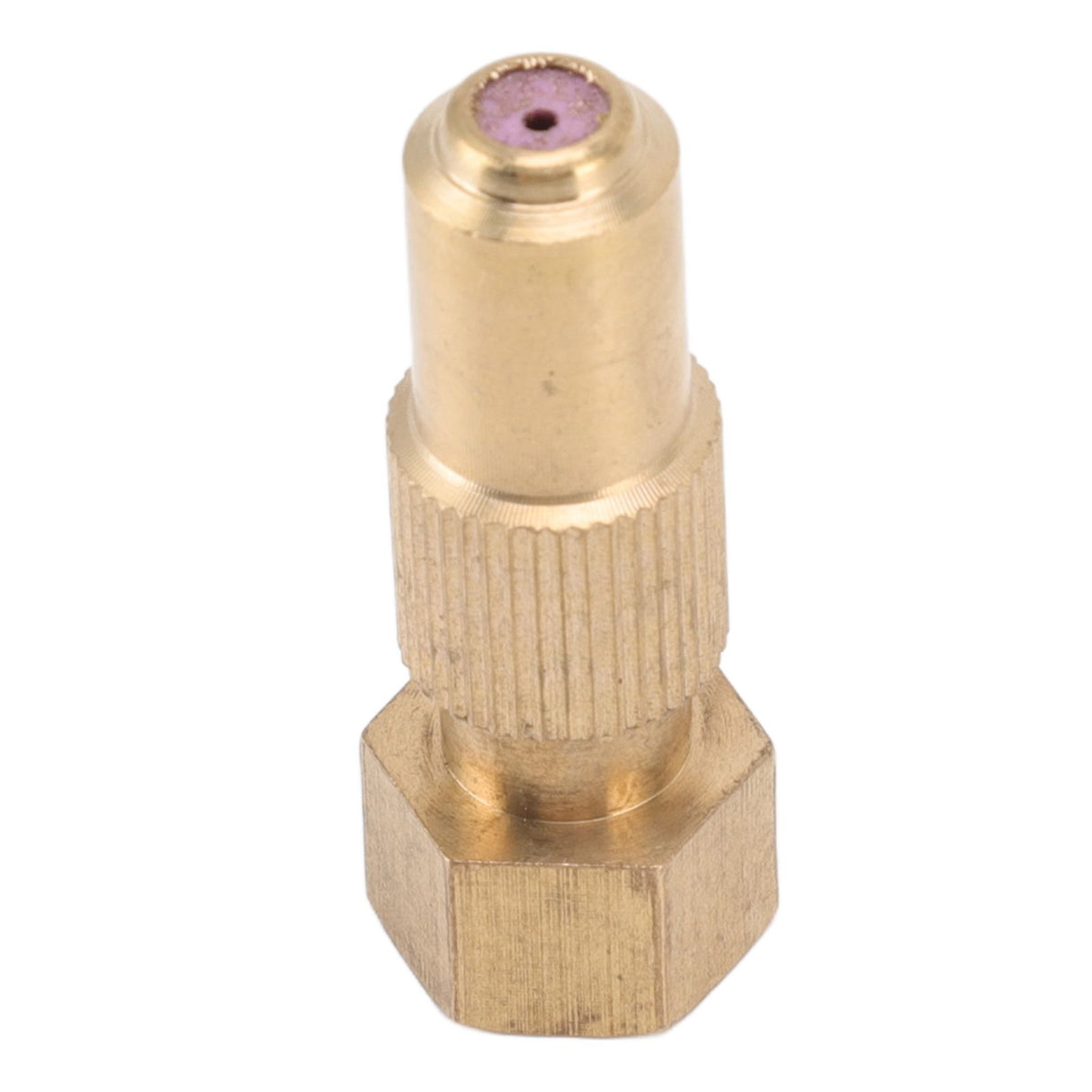 G3/8 Internal Thread High Pressure Sprayer Nozzle Ceramic Brass Watering Tool for Courtyard Agriculture 1.5mm/0.06in Hole