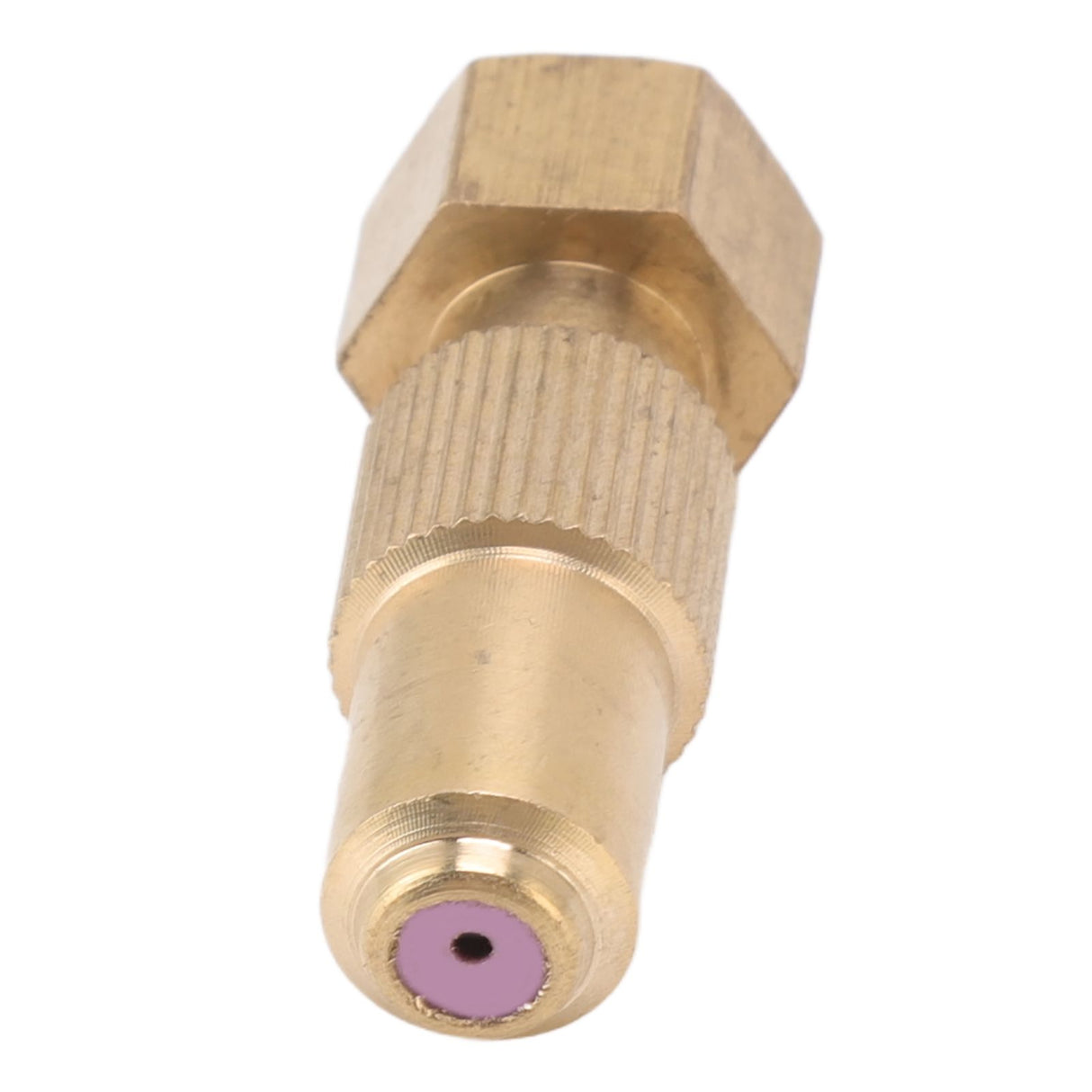 G3/8 Internal Thread High Pressure Sprayer Nozzle Ceramic Brass Watering Tool for Courtyard Agriculture 1.5mm/0.06in Hole